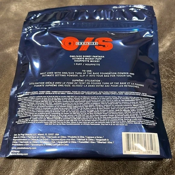 Patrik Starr One/Size Disney Mickey Fantasia Makeup Poof NEW - Picture 2 of 3